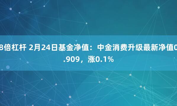 8倍杠杆 2月24日基金净值：中金消费升级最新净值0.909，涨0.1%