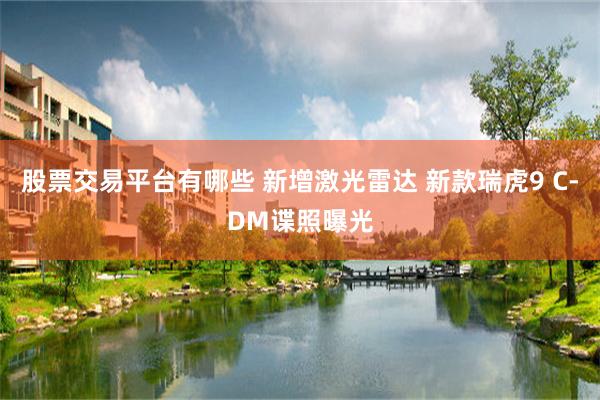 股票交易平台有哪些 新增激光雷达 新款瑞虎9 C-DM谍照曝光